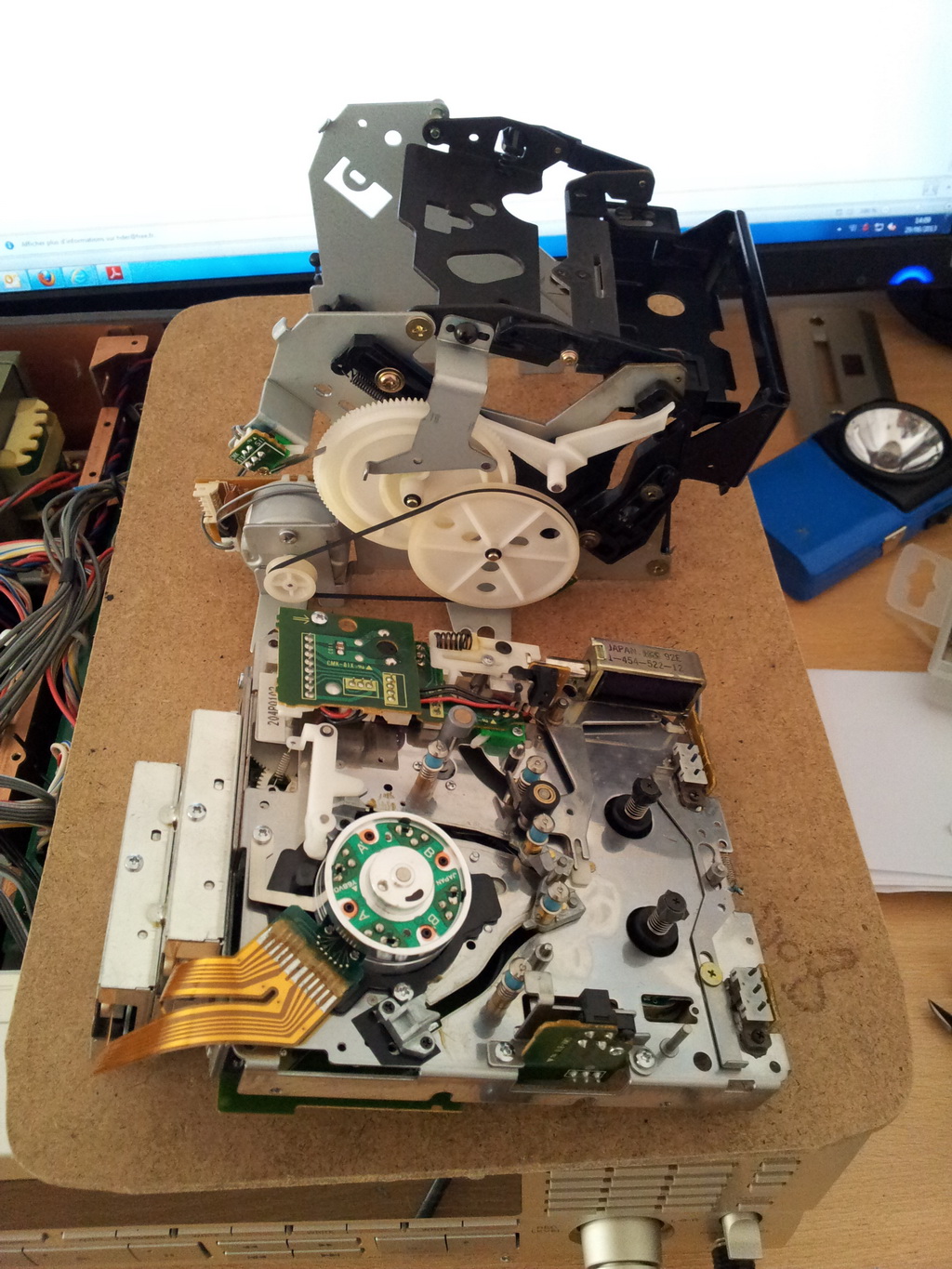 Le mécanisme de chargement dissocié de la platine principale